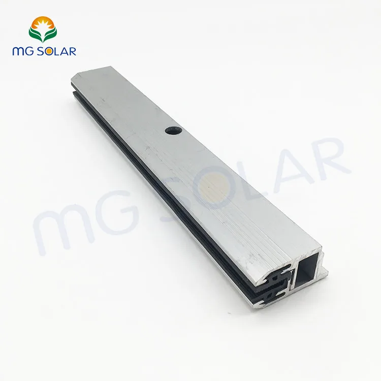Индивидуальный Бескаркасный тонкопленочный Концевой Зажим PV для солнечной системы стеллажей