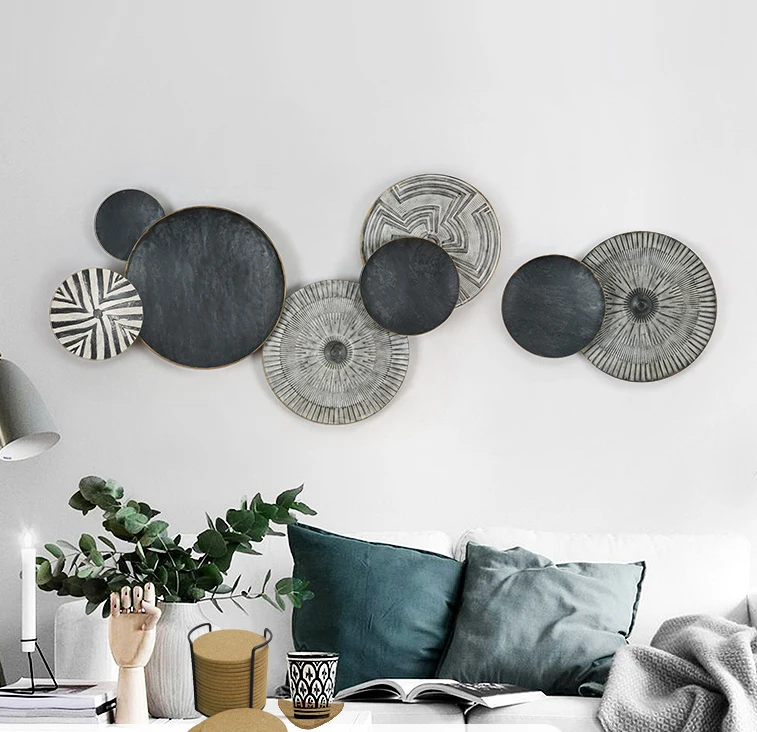 European and American Style High Quality Home Wall Decoration Metal Iron Vintage Kitchen Decor Shabby Chic Home Decor