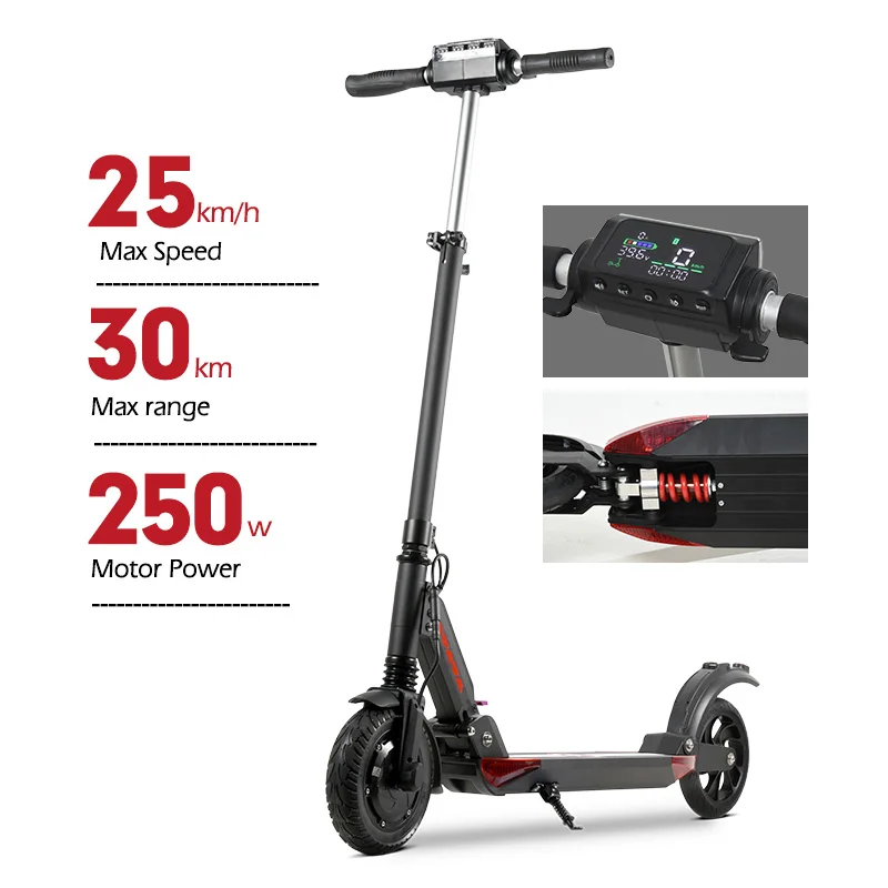 MK014 Elektrikli Scooter 36V 350W 8 Inch Wholesale Portable Powerful Cheap E Electric Scooter For Adults Wholesaler