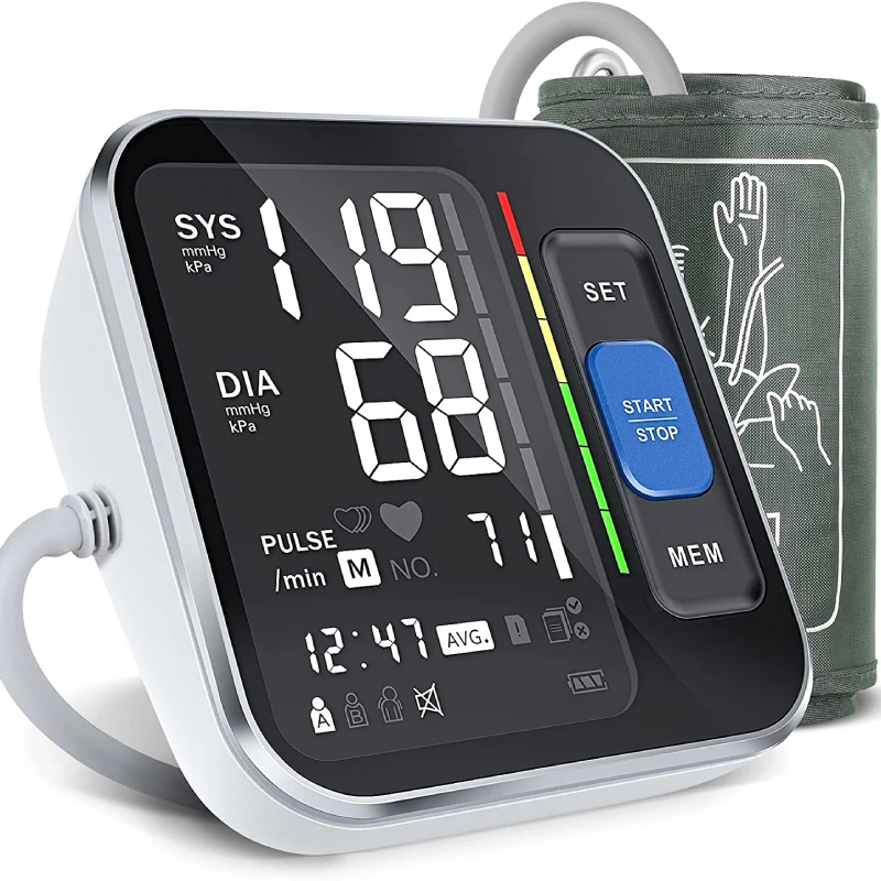 Best Digital BP Machine Ambulatory Blood Pressure Monitor Upper Arm Automatic Digital Tensiometros
