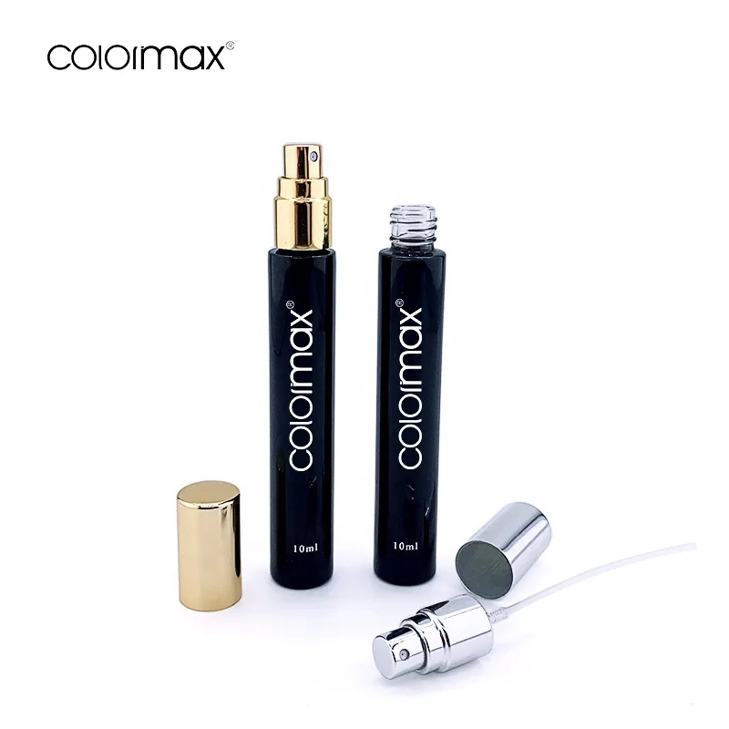 Portable Small Refillable Perfume Atomizer Spray Glass Bottle 10ml Tube With Screw Cap