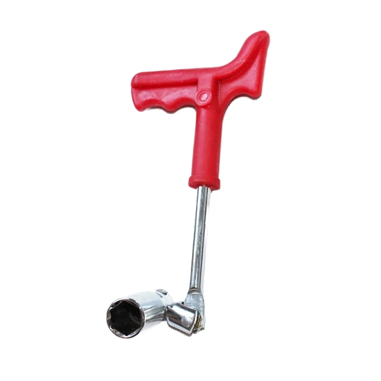 T-Type Universal Carbon Steel Socket Wrench 21mm & 17mm Chrome Finish DIY Grade Spark Plug Tool Industrial Use OEM Customizable