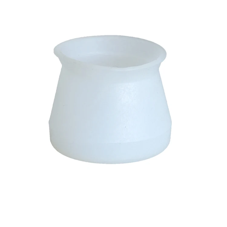 Hot sale OEM ODM Customized black oval rubber chair leg caps for oblique legs