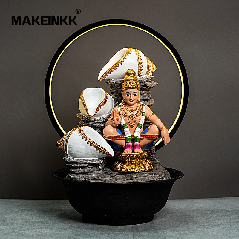 Hindu Gifts Hindu God Mold Polyresin Hindu God Ayyappa Statues