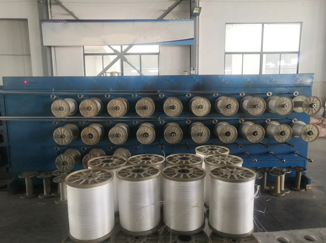 High output PE Monofilament Plastic Fiber Yarn Making Machine polypropylene pp round filament extruder