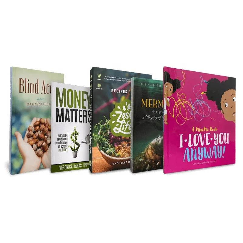 Custom A5 Size Hardcover Comic Book and Magazine Brochure Soft Cover Board Book Perfect Binding for Packaging OEM Welcomed