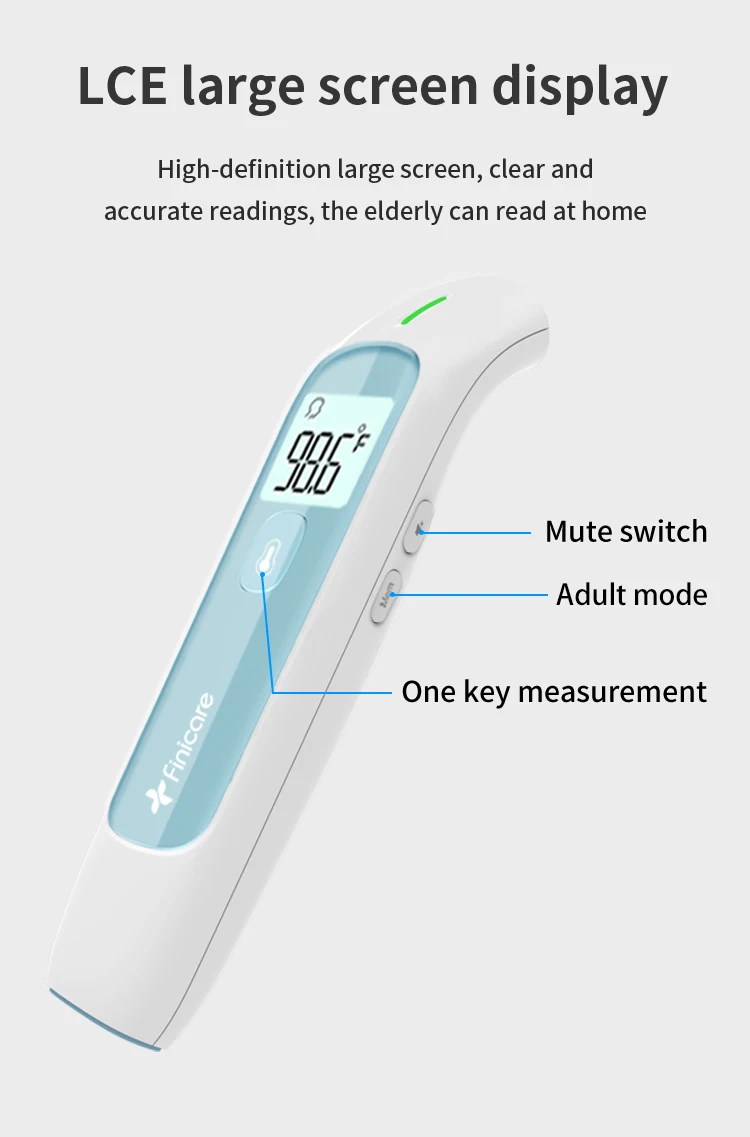 New design clinical thermometer high accuracy forehead thermometer for baby and adult