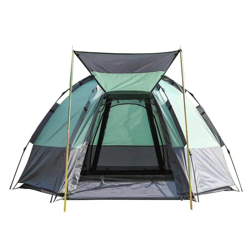 3-4 persons outdoor camping equipments double layer waterproof instant open big dome tentwith automatic frame pole 1 buyer