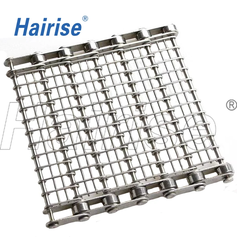 Hairise small stainless steel slat top conveyor chain for automatic conveyor system