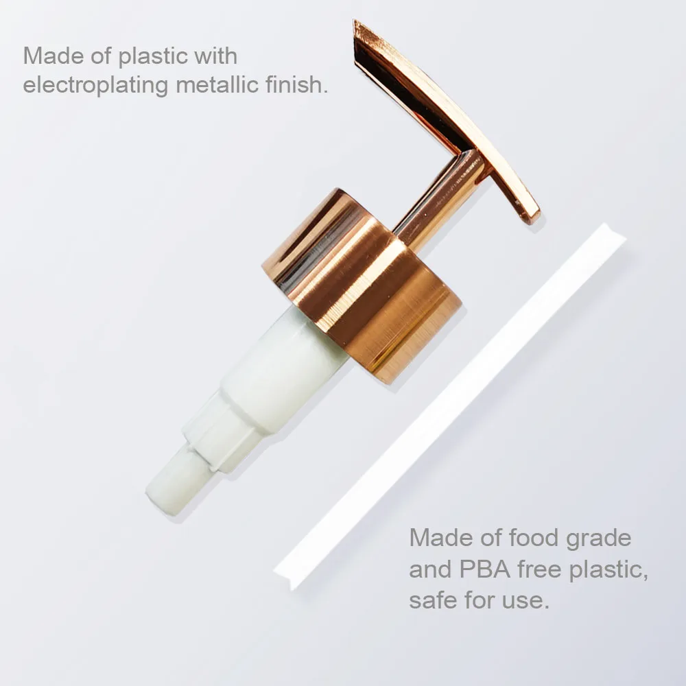 Professional manufacturer made quality unique shape nozzle brushed brown ABS shampoo penis lotion pump