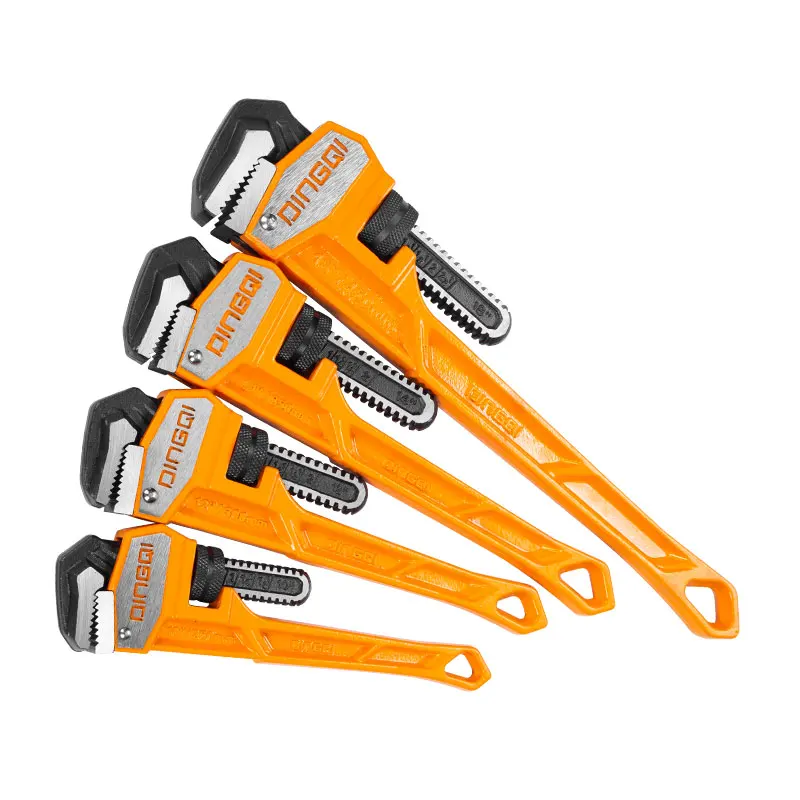DingQi Multi-Functions Corner 14 Inch Pipe Wrench,Japan Type Pipe Wrench