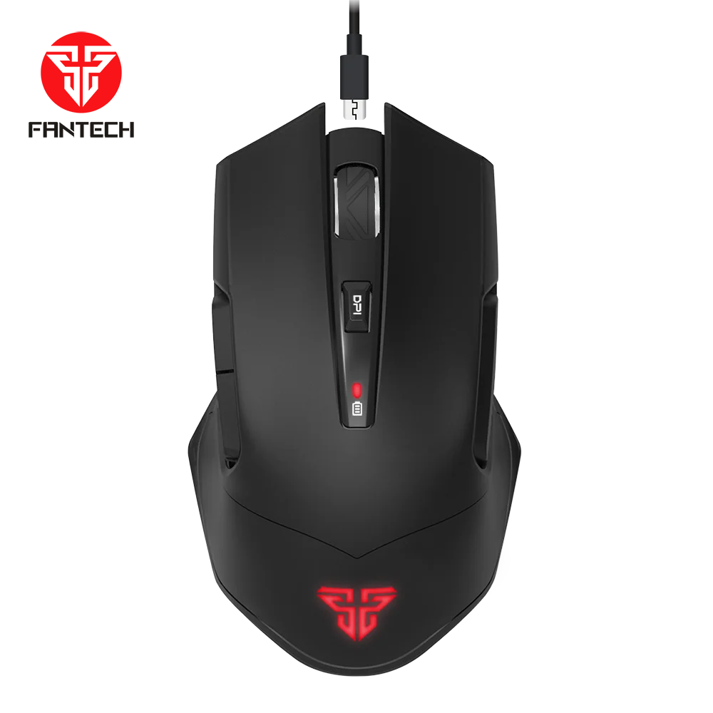 Профессиональная Беспроводная игровая мышь Fantech WGC1 Venom с логотипом на заказ и игровым датчиком PIXART