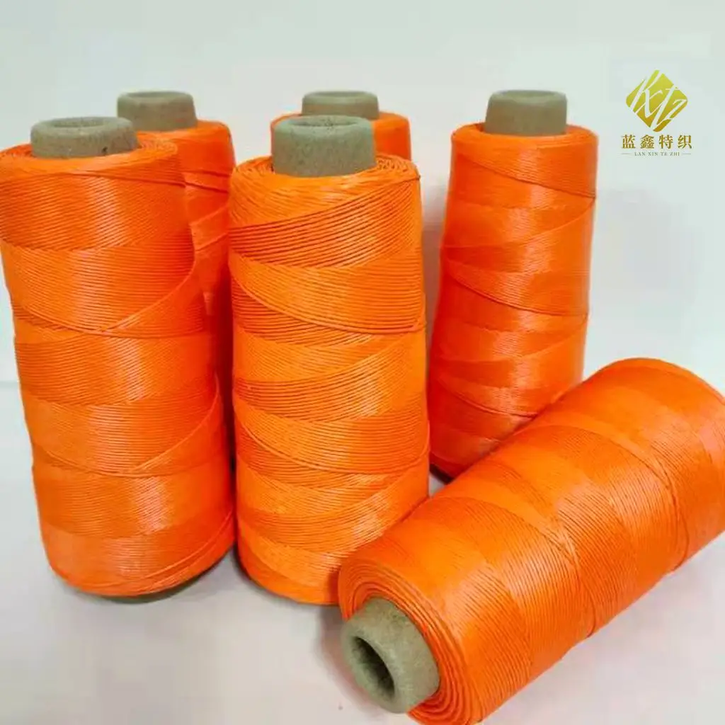 Factory Design Nice-looking 1600D Uhmwpe Fiber Filament Twisted Yarn 1600D Orange Dyneemas Fiber Twisting UHMWPE Twisted Thread