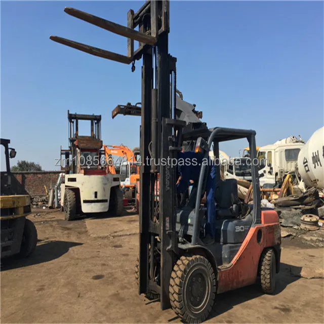 used Toyota forklift fd30 Japan used toyota fd35 diesel forklift side shift