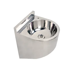 YUSUN Prison Jail High Security Wall Mounted Stainless Steel Wash Basin