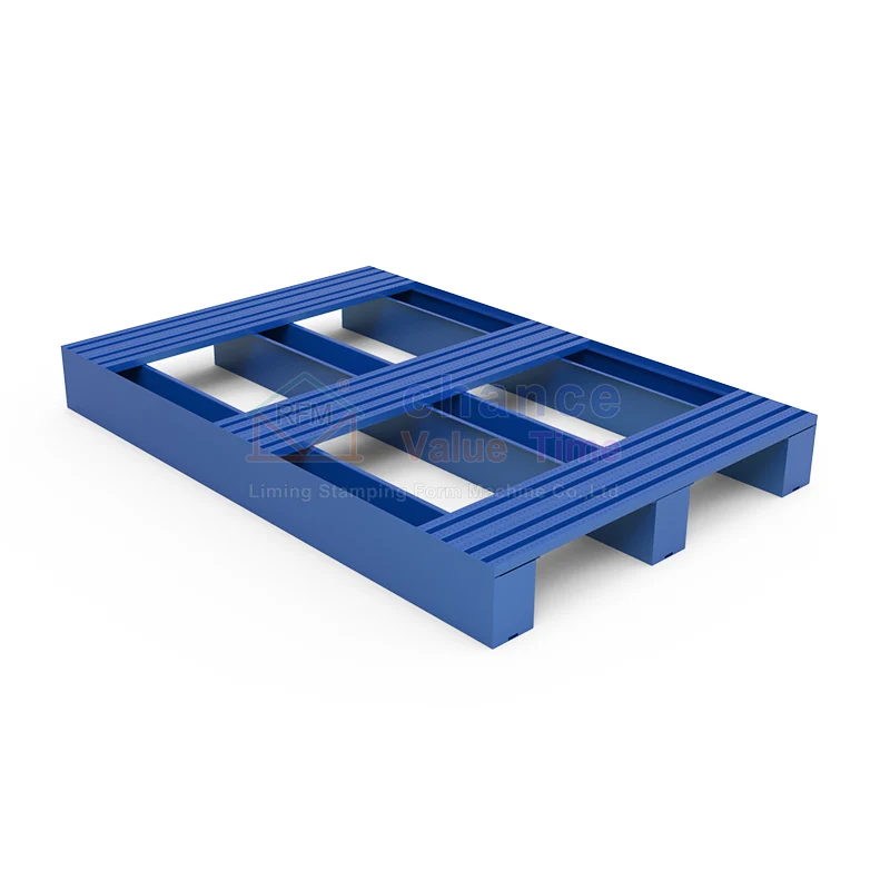 Logistics Lightweight Stackable  Metal steel galvanized pallet For intelligent warehouse conveyor belts