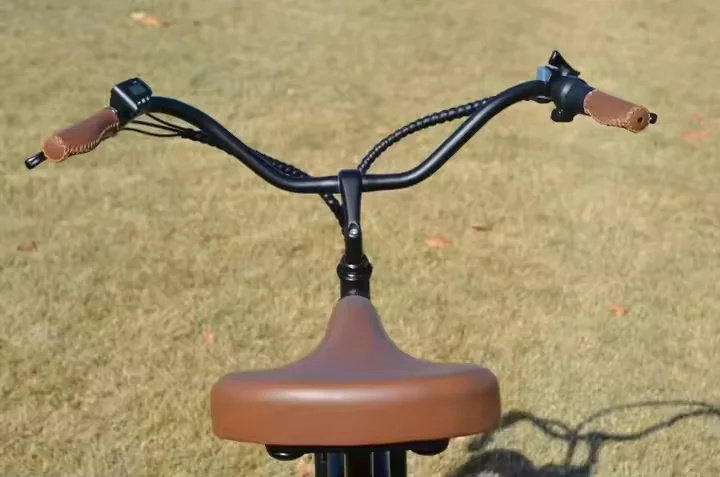 Vintage Electric 26 Inch Bicycle Electric City Bike 48V 500W Ebike Electric Beach Cruiser Electric Bike