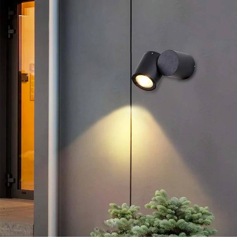 Aluminum alloy  Double head LED Wall Light GU10 IP65 double  Wall Light Outdoor Waterproof Light Lamp For Home