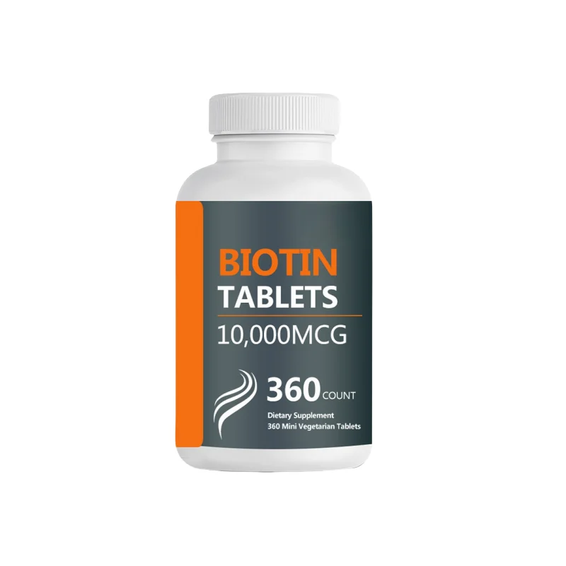 Best Selling High Quality Biotin Dietary Supplement Supports Healthy Hair Biotin Tablets