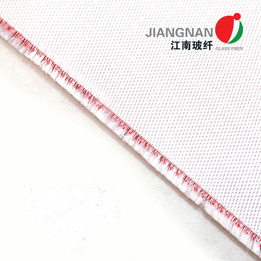 Red polyurethane (pu) /silicone rubber/acrylic waterproofing coating fiberglass fabric for smoke and fire curtain