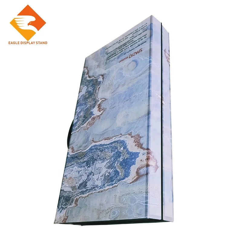 Custom portable tile and stone sample display book stone sample folder