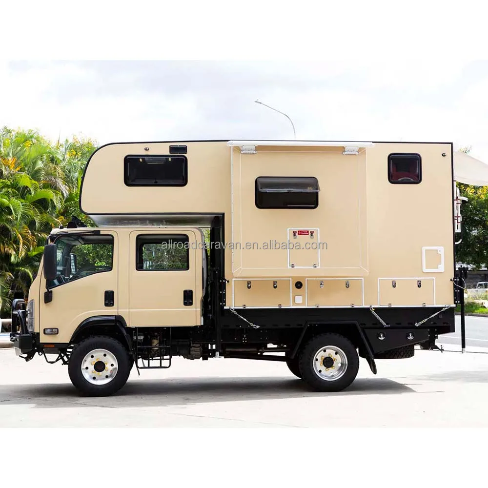 Touring travel motorhome pickup camper truck body