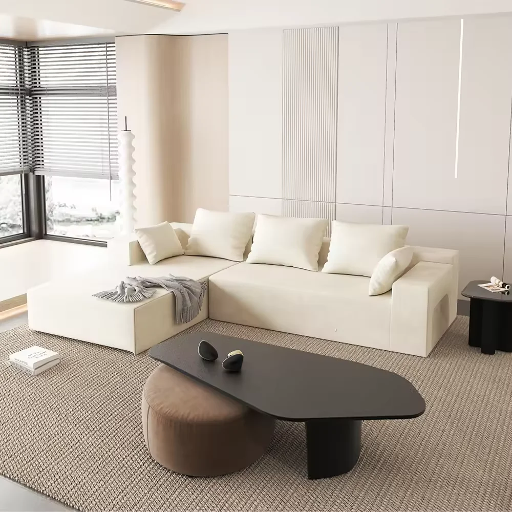 Customize sectional Modular sofas White combination Couch Living Room I/L-shape Sofa bed