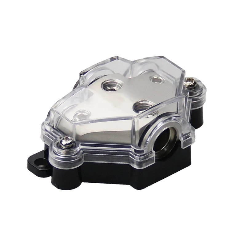 High quality Distribution Blocks 1*0ga In-2*8ga Out+1*4ga Out Power Distributor Block Fuse Holder