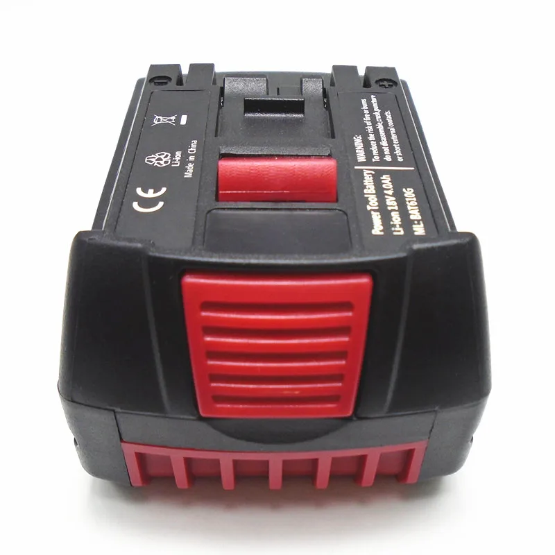 replacement 3000mah li-ion battery for power craft cordless drill 18v 2607336236 BAT609 BAT618G