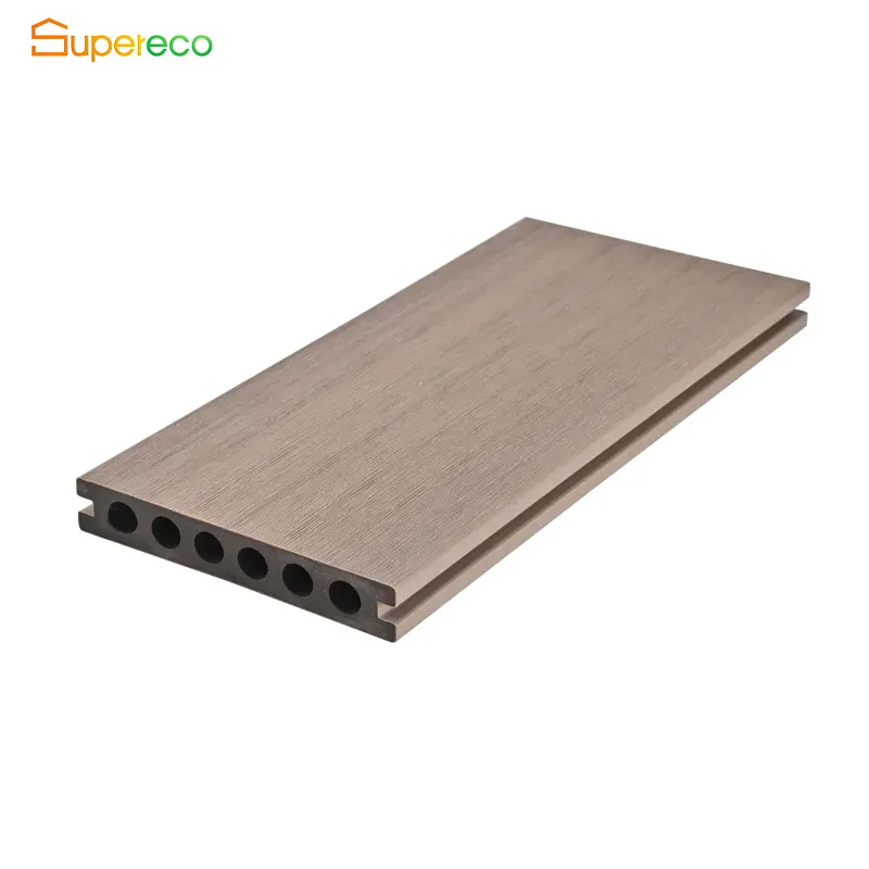 Garden Composite Flooring Wood Grain Plastic Cheap Artificial Synthetic WPC Outdoor Flooring