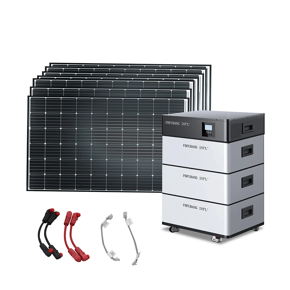 Solar Energy System Lifepo4 Battery 5kwh Off Grid for Home Stackable Technology China Wholesale 10kw Solar Panel System MPPT FBC