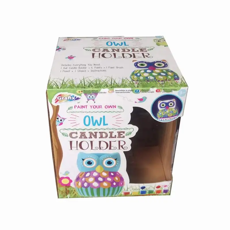 Manufacturer customized toys  full colors with windows shipping boxes custom design color box skylight packaging boxes