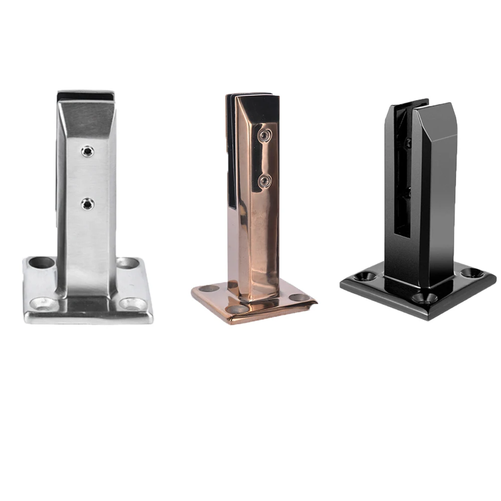 Ebest Stainless Steel Spigot Frameless Glass Balustrade Handrail Spigot Swimming Pool Glass Railing Adjustable Spigot Camp