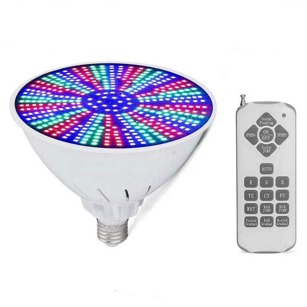 Colorful 35W LED 120V Color-Changing Replacement Pool Light Bulb