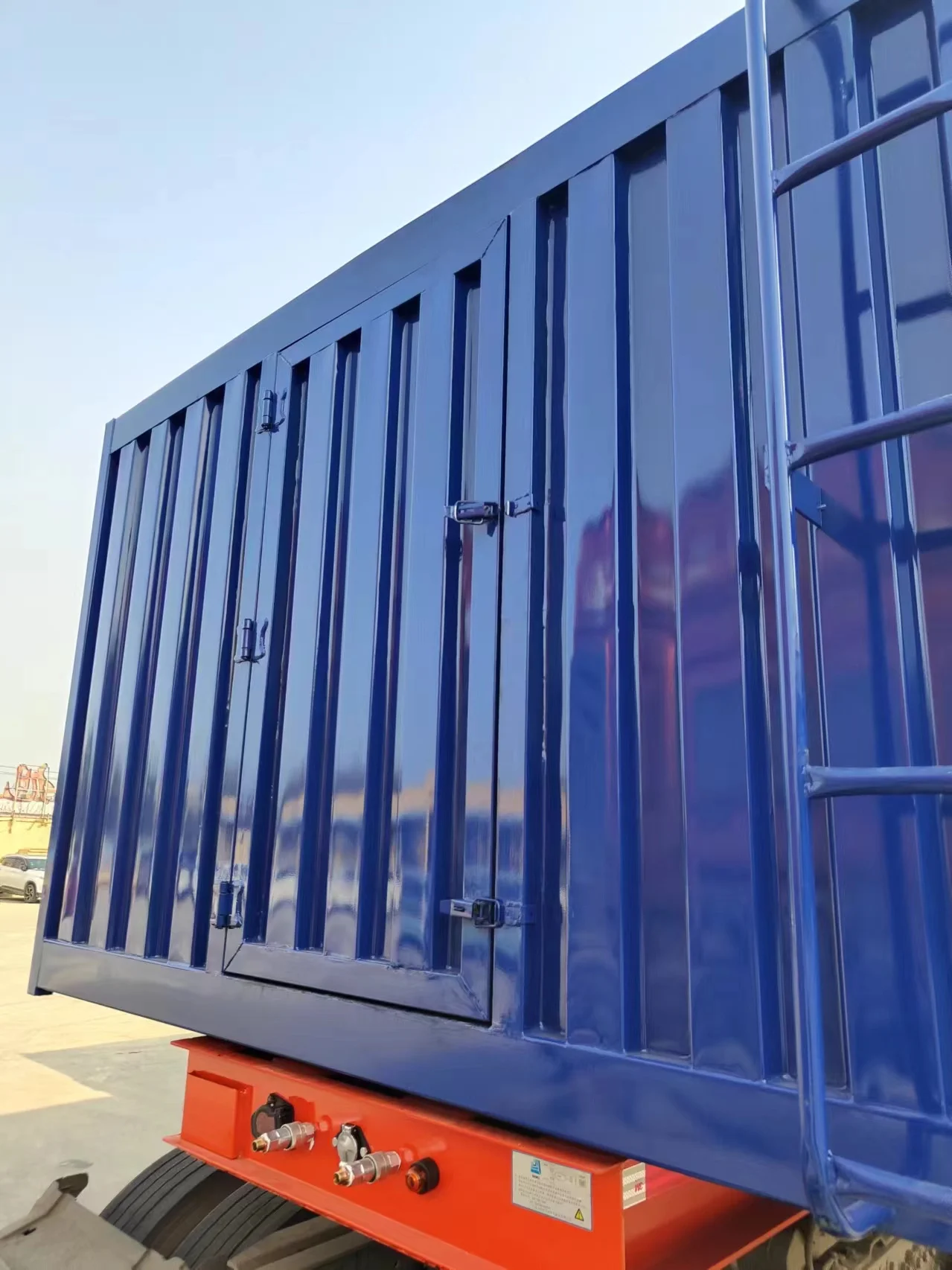 30 ft Container 3-Axis 9.5 m Dump Semi-Trailer from China Fast Delivery Cheap Price Steel Material for Sand Gravel Consignment