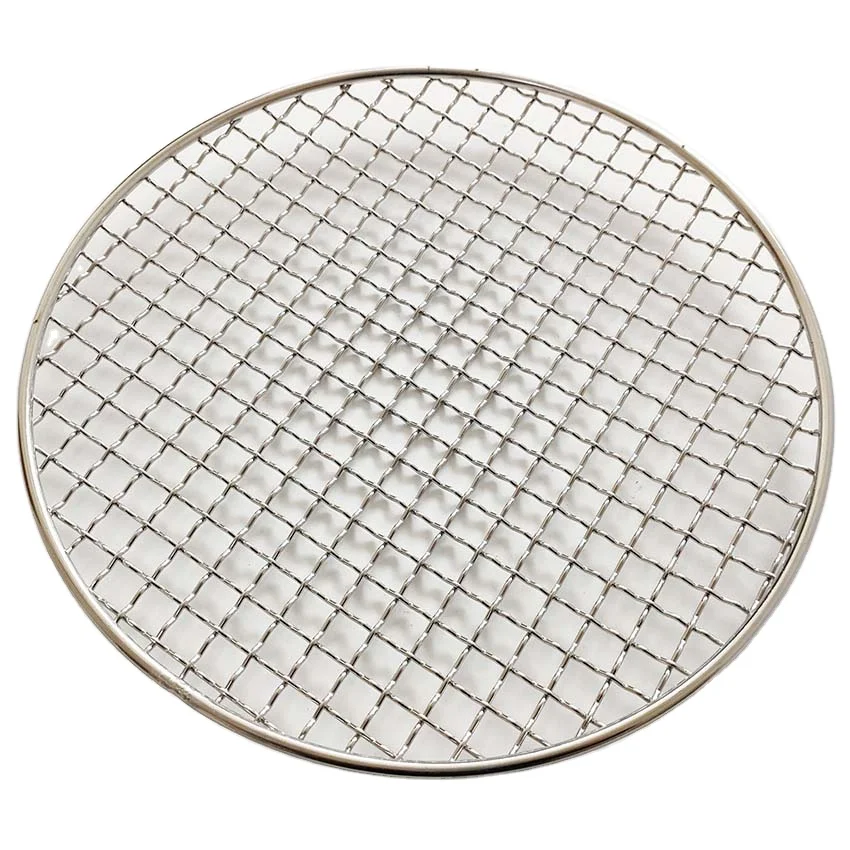 Round Panel Stainless Steel Galvanized Disposable BBQ Grill Wire Mesh
