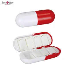 Дорожный Карманный контейнер для хранения таблеток в форме капсулы