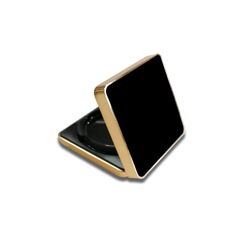 K in stock square case magnet open air cushion box for BB cream Foundation container with Mirror