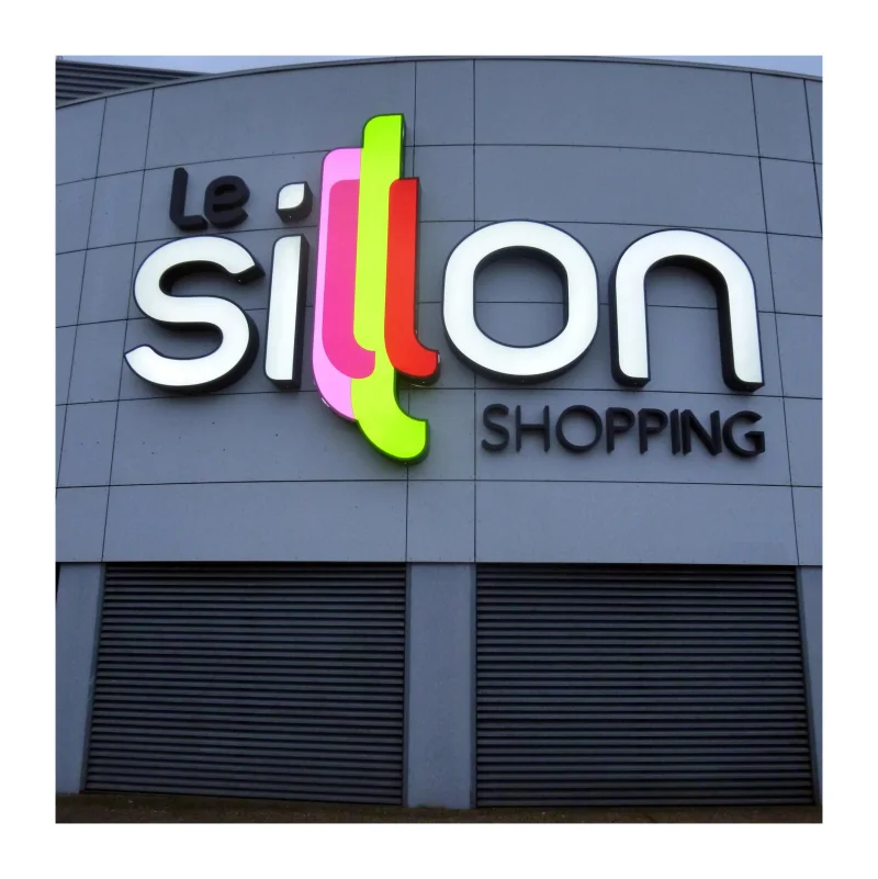 Factory manufacture popular product high quality led channel letter sign acrylic letter sign  advertising letter signs