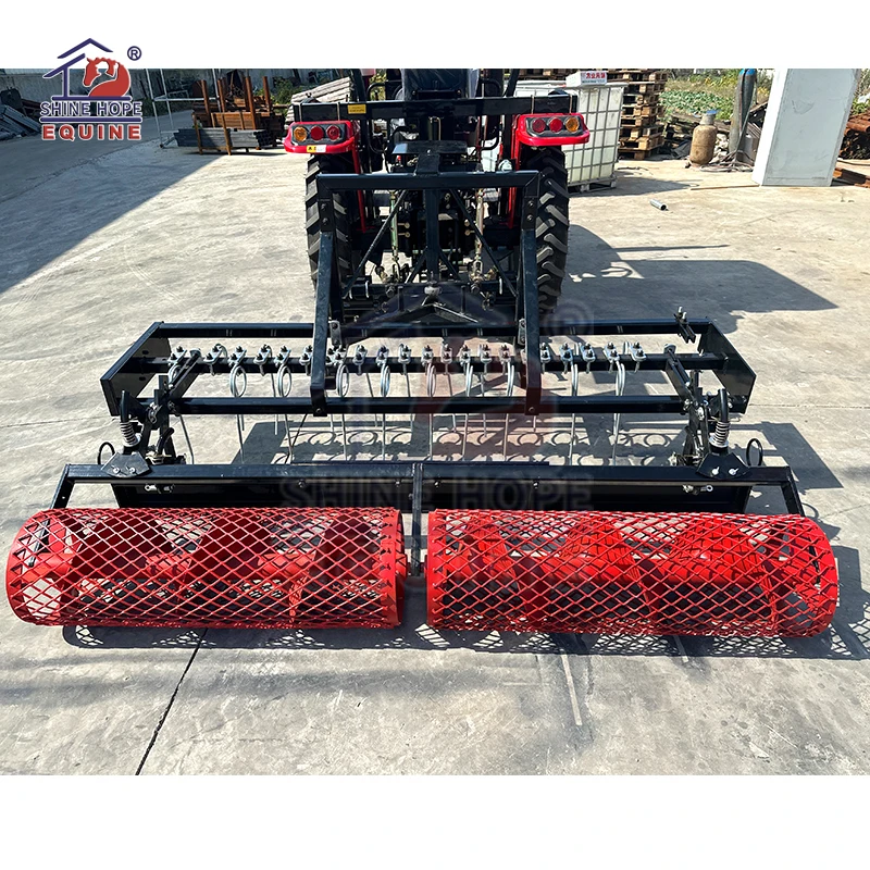 Portable riding arena surface drag/groomer