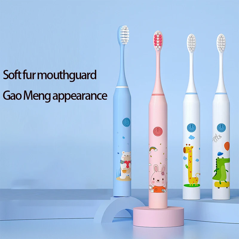 Rechargeable Toothbrush Cartoon Children Toothbrushes For 3-15 Year Old Kids