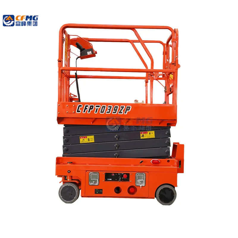 3m small AC Hydraulic Electric Self-propelled Portable Lift Work Platform for Building Cleaning