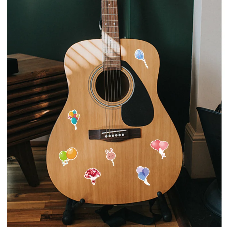Waterproof PVC Festival Decoration Stickers Die Cut Design for Mobile Phones Laptops Water Cups Computers