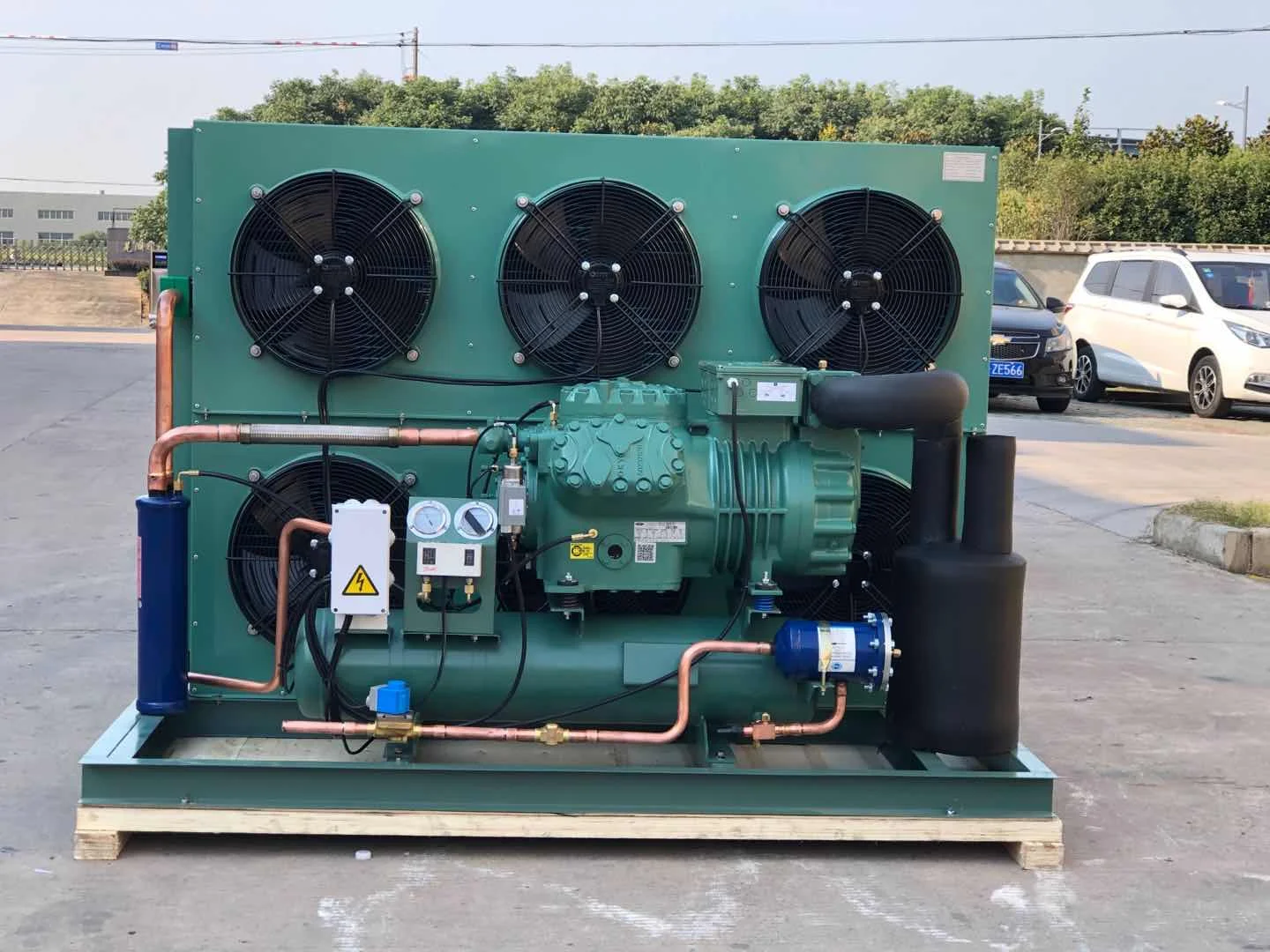 Air Cooled Cold Room Freezer Semi-Hermetic Compressor Refrigeration Condensing Unit