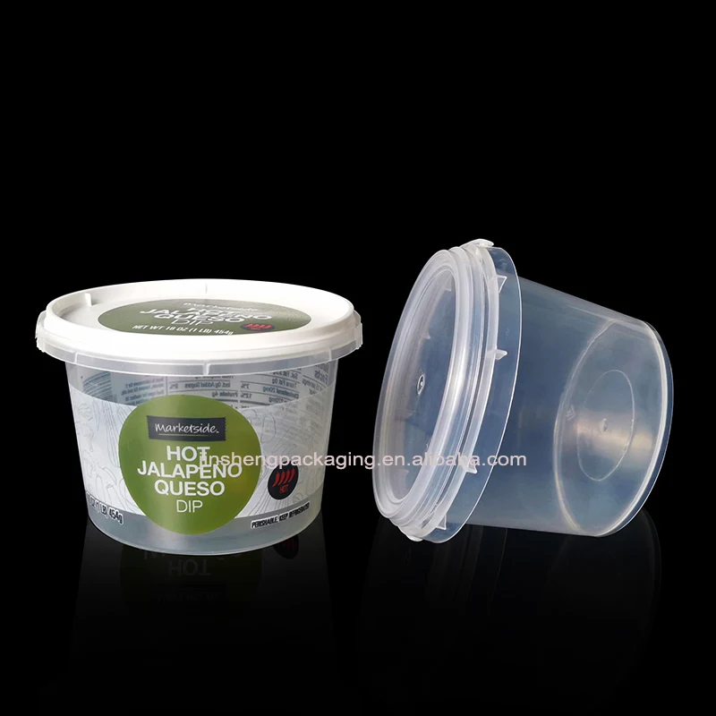 Frozen safe food grade disposable custom logo printed 250g 500g plastic cup for ice cream with lids tamper evidence