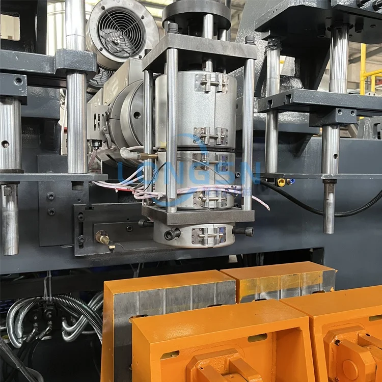 Automatic single station 10L jerry can jerrycan plastic extrusion blow molding machine