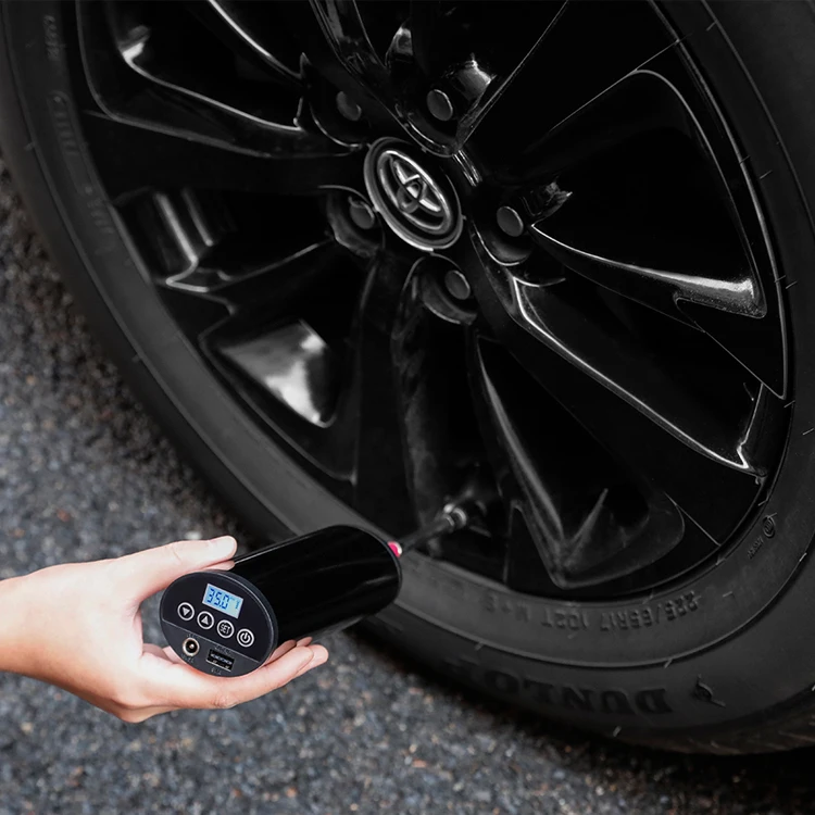 Автоматический мини USB Перезаряжаемый умный беспроводной электрический портативный насос для шин воздушный компрессор велосипедного