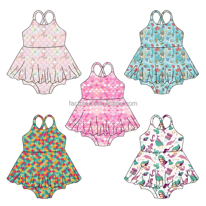 Hight Quality 2024 Swimsuit Kids Girls Custom Swimsuit for Girls Kids with Various Patterns