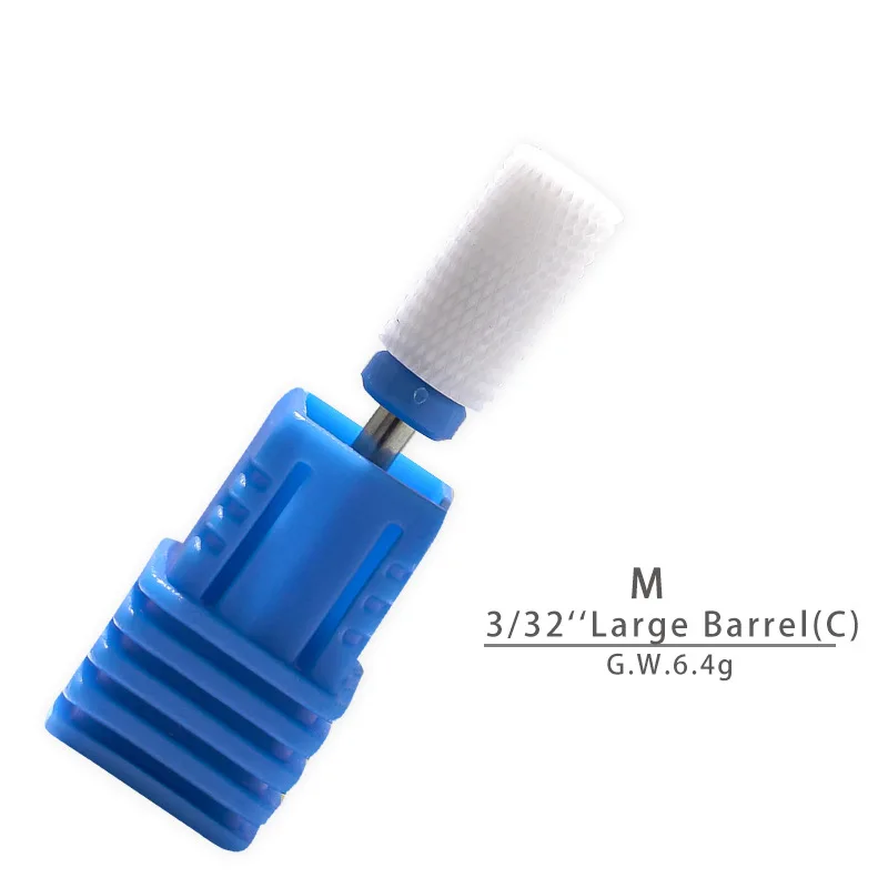 Ceramics Bits Manicure Tool White Professional Salon Product High Quality Nail Drill Bit