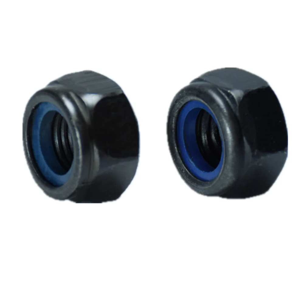 M30 white/Blue Nylon insert lock nut selflock nut DIN985 DIN982